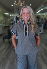 J.HOFFMAN'S Poppy Pullover- Black Tonal