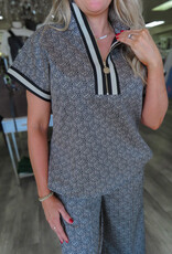 J.HOFFMAN'S Poppy Pullover- Black Tonal