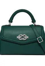 Tate Flap Satchel in Jewel