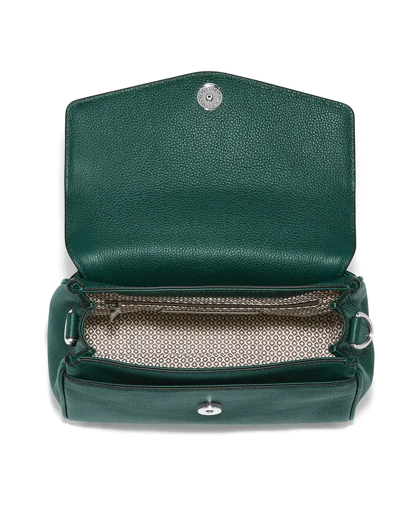 Tate Flap Satchel in Jewel