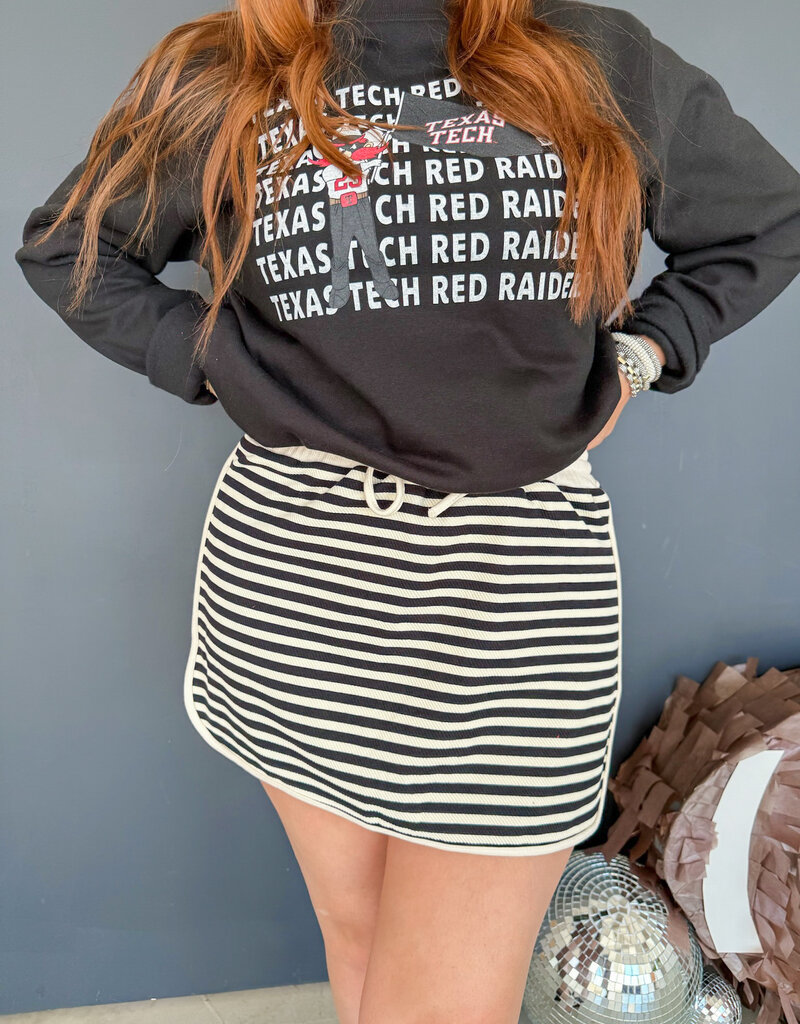 J.HOFFMAN'S Mod Stripe Skort