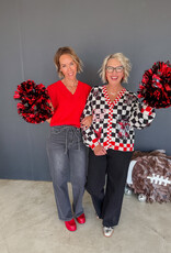 J.HOFFMAN'S Vermilion Sweater Vest- Red