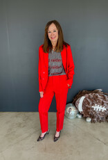 J.HOFFMAN'S Tango Blazer- Red