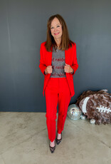 J.HOFFMAN'S Tango Blazer- Red