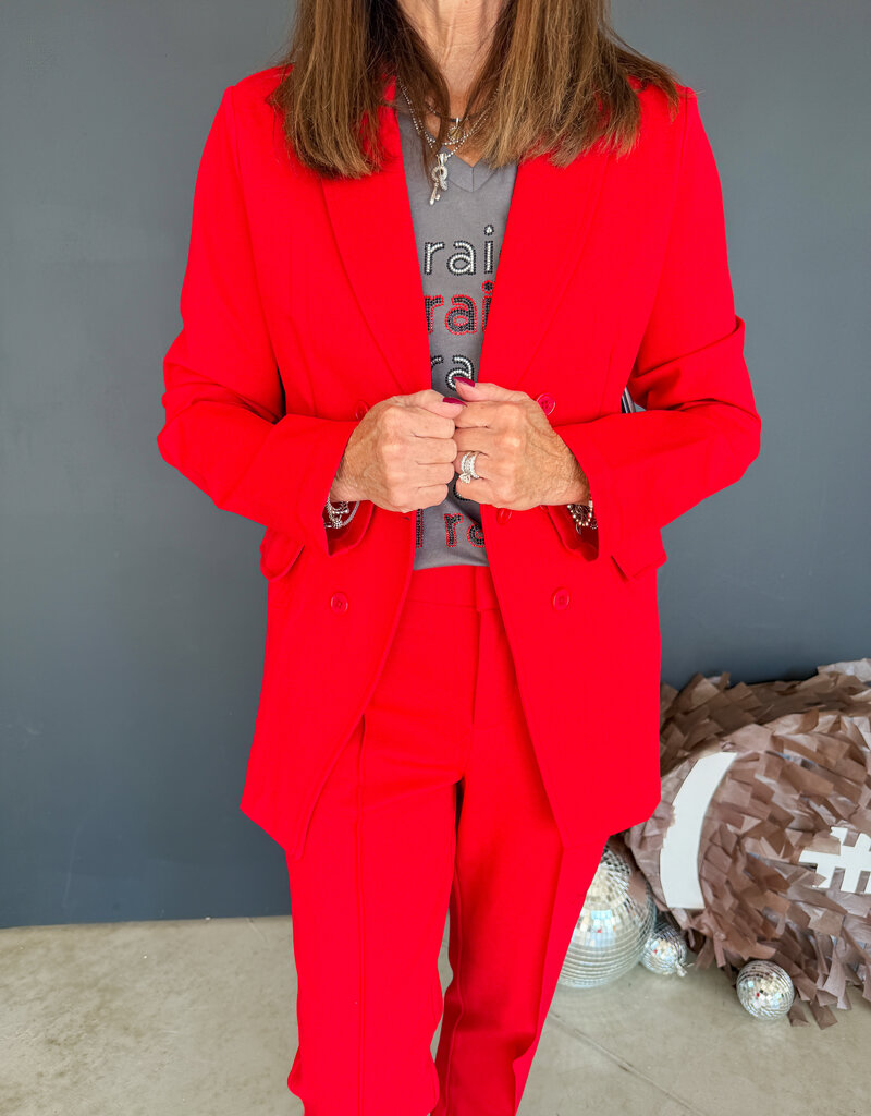 J.HOFFMAN'S Tango Blazer- Red