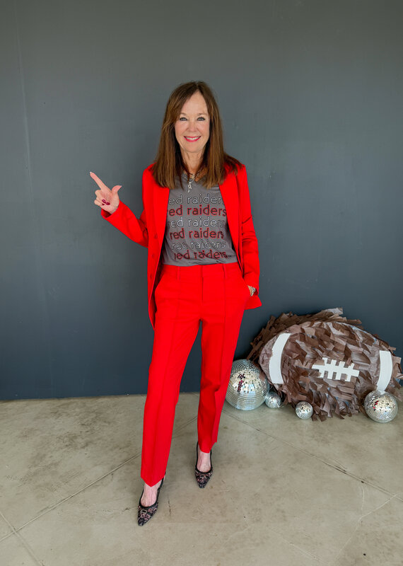 J.HOFFMAN'S Gemma Trouser- Red