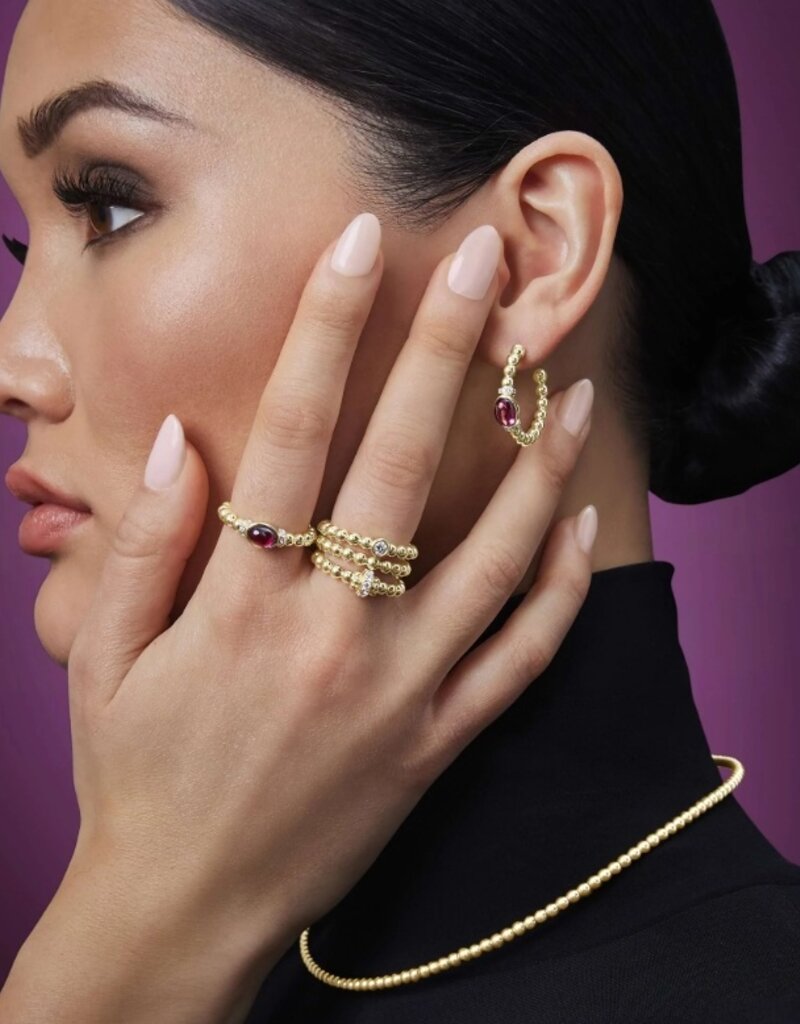 LAGOS 18K Gold Caviar Beaded Collar Necklace | 3mm