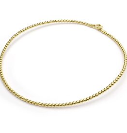 LAGOS 18K Gold Caviar Beaded Collar Necklace | 3mm