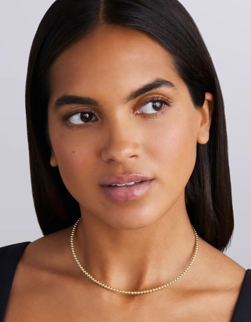 LAGOS 18K Gold Caviar Beaded Collar Necklace | 3mm