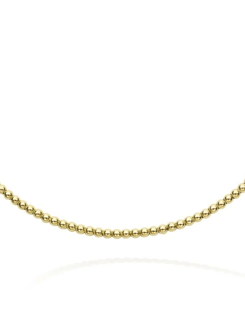 LAGOS 18K Gold Caviar Beaded Collar Necklace | 3mm
