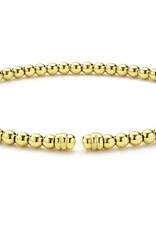 LAGOS 18K Gold Caviar Beaded Cuff Bracelet | 3mm