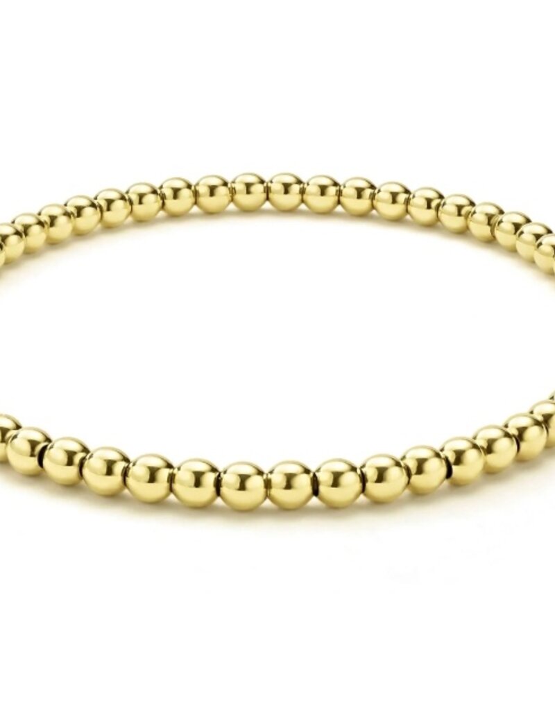 LAGOS 18K Gold Caviar Beaded Cuff Bracelet | 3mm