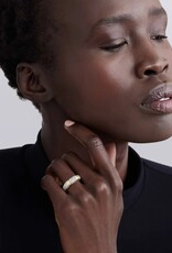 LAGOS Signature Caviar Two-Tone Caviar Diamond Ring | 6mm