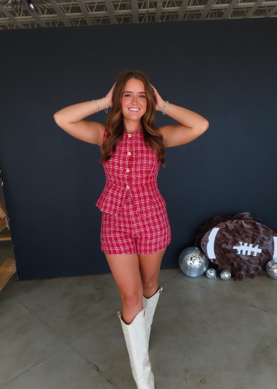 J.HOFFMAN'S Solace Top- Red