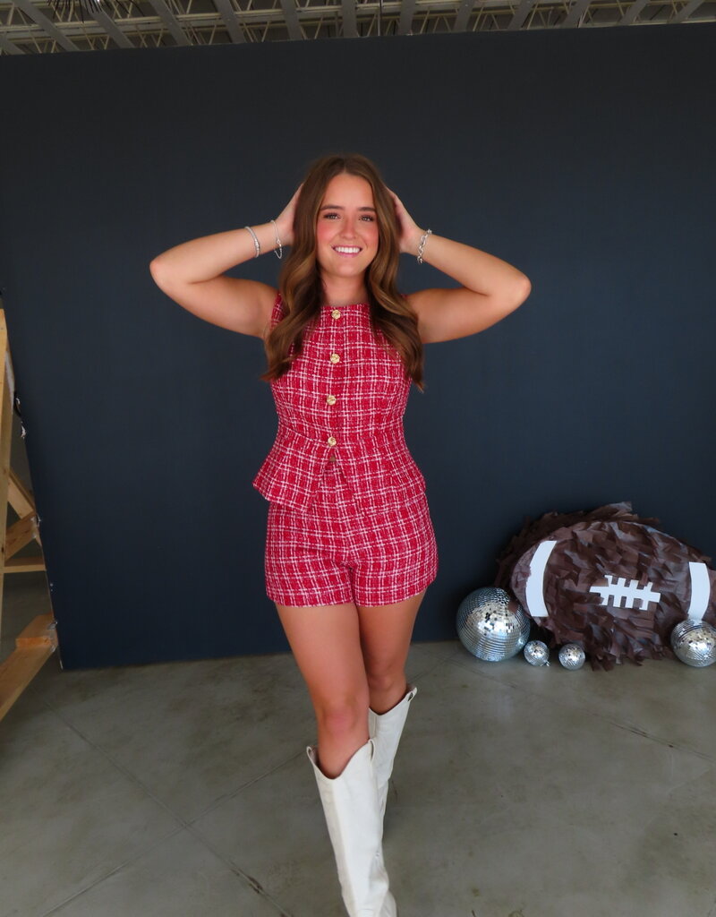 J.HOFFMAN'S Solace Shorts- Red