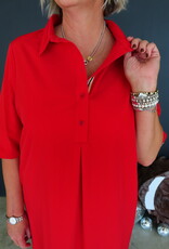 J.HOFFMAN'S Wendy Dress- Red