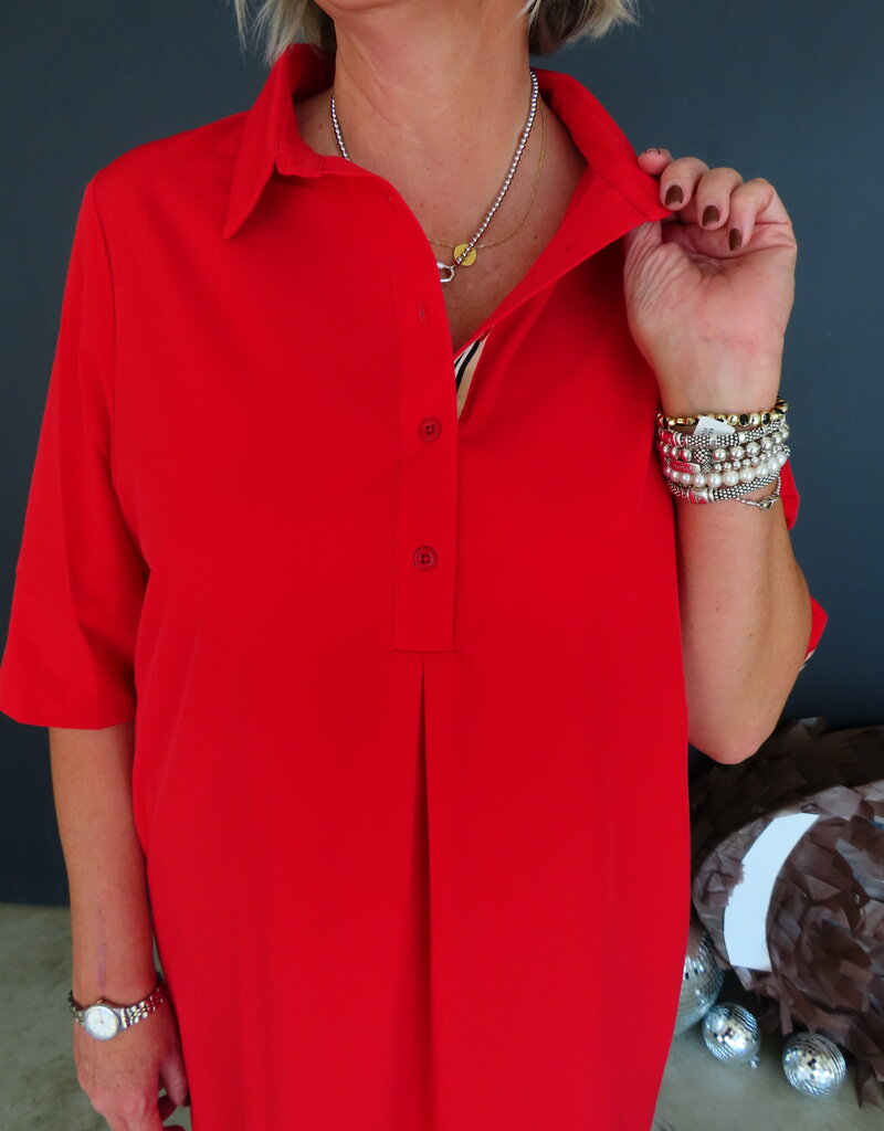 J.HOFFMAN'S Wendy Dress- Red