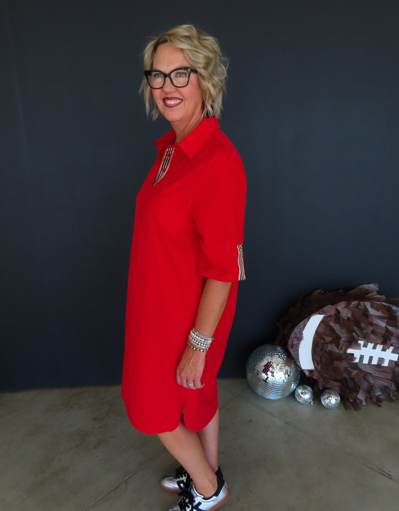 J.HOFFMAN'S Wendy Dress- Red