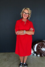 J.HOFFMAN'S Wendy Dress- Red