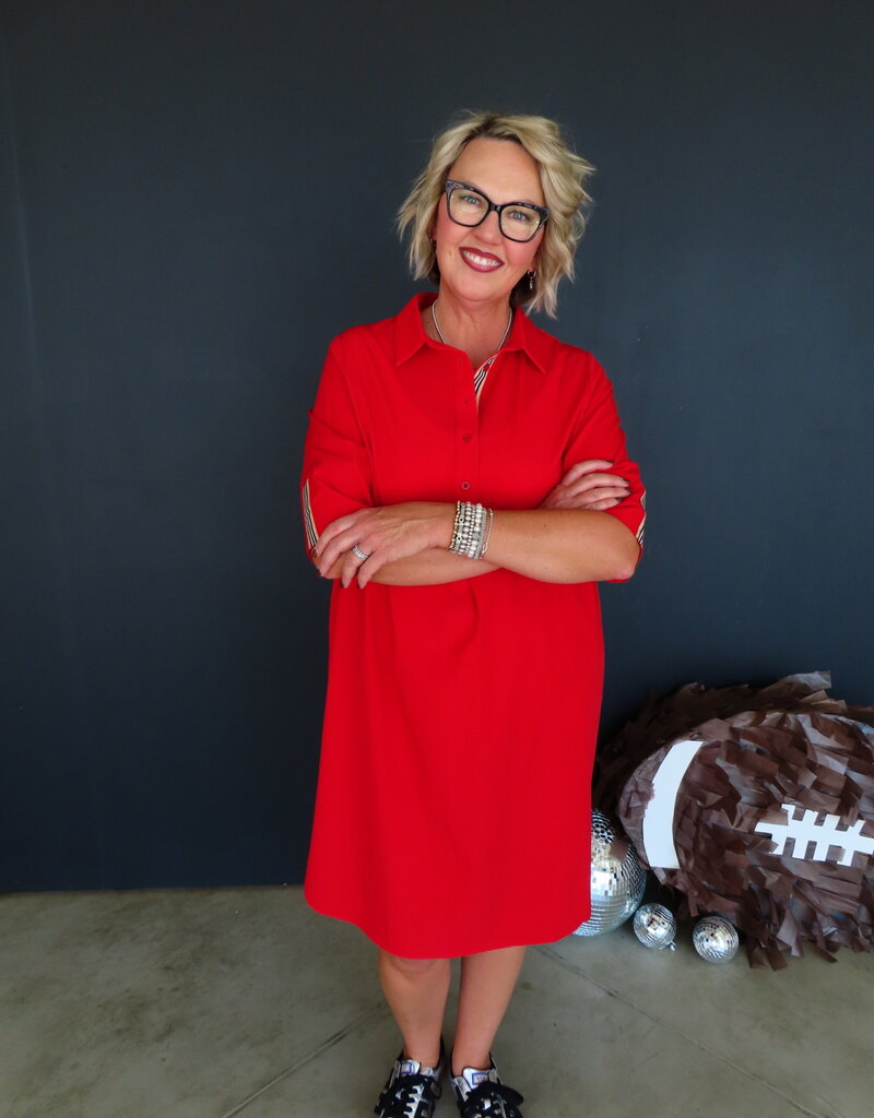 J.HOFFMAN'S Wendy Dress- Red