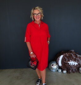 J.HOFFMAN'S Wendy Dress- Red