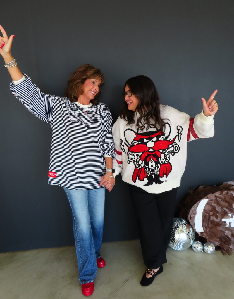 J.HOFFMAN'S **j.hoffman's exclusive design** Win! Patch Knit Top