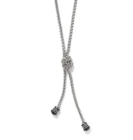 Meridian Ventus Y Necklace in Black