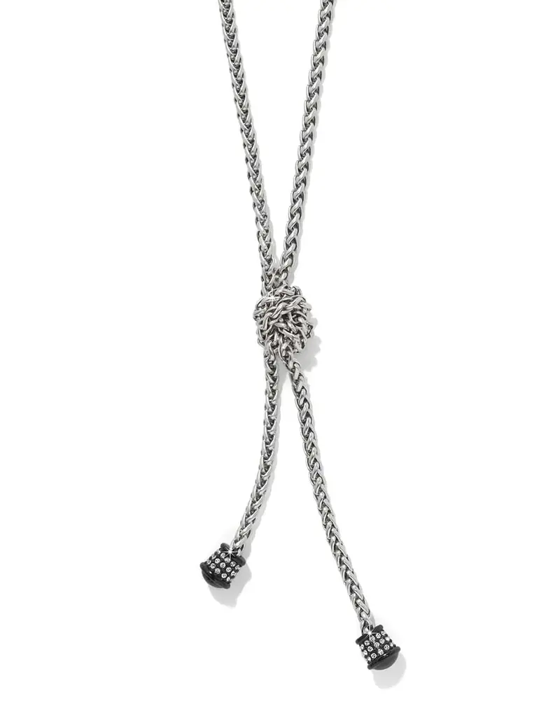 Meridian Ventus Y Necklace in Black