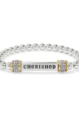 Meridian Cherished Two Tone Stretch Bracelet