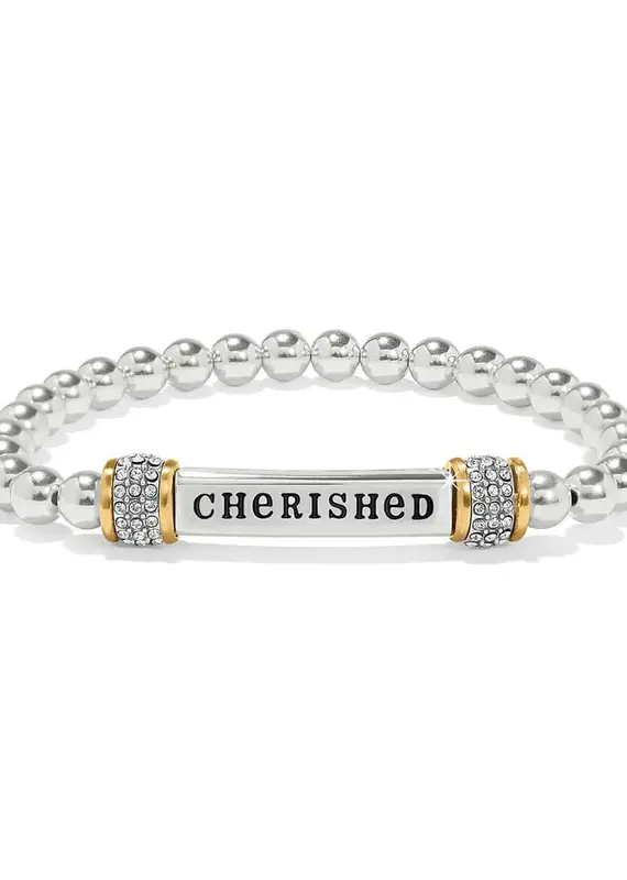Meridian Cherished Two Tone Stretch Bracelet