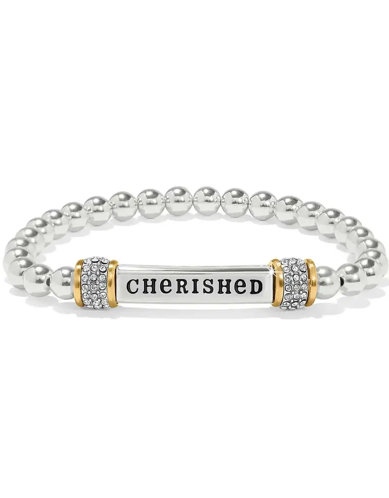 Meridian Cherished Two Tone Stretch Bracelet