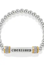 Meridian Cherished Two Tone Stretch Bracelet
