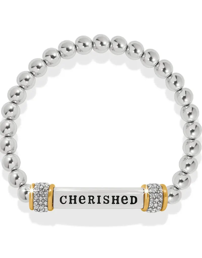 Meridian Cherished Two Tone Stretch Bracelet