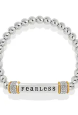 Meridian Fearless Two Tone Stretch Bracelet