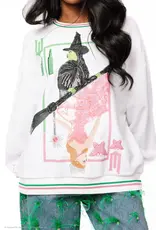 J.HOFFMAN'S QUEEN OF SPARKLES X WICKED Elpheba & Glinda Card Sweatshirt