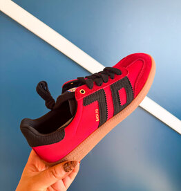 J.HOFFMAN'S Ghost Sneaker- Red/ Black