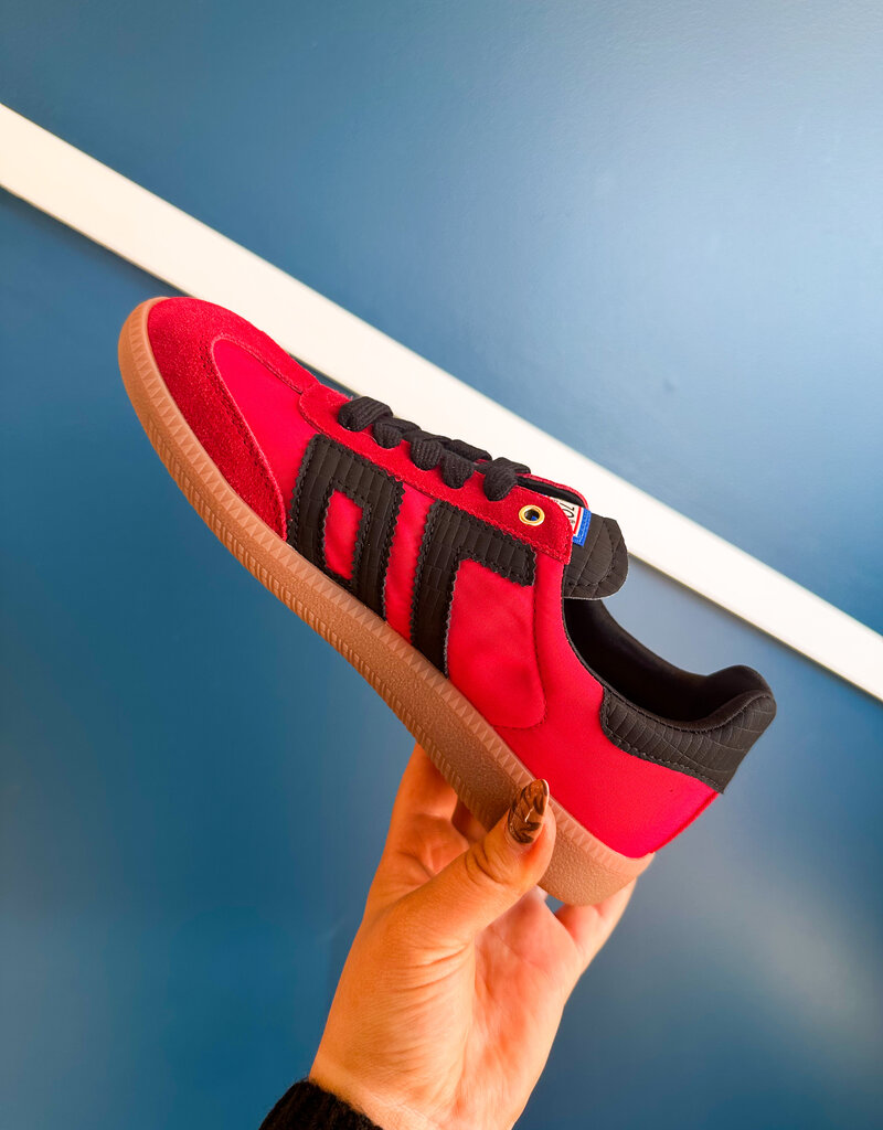 J.HOFFMAN'S Ghost Sneaker- Red/ Black