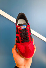 J.HOFFMAN'S Ghost Sneaker- Red/ Black