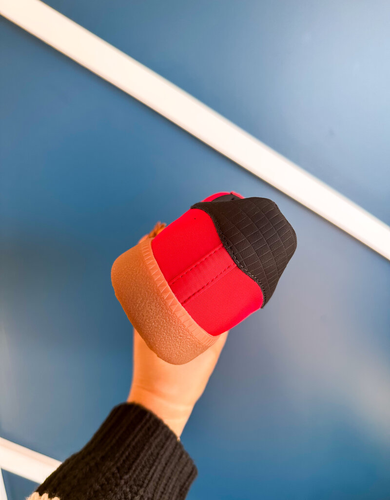 J.HOFFMAN'S Ghost Sneaker- Red/ Black