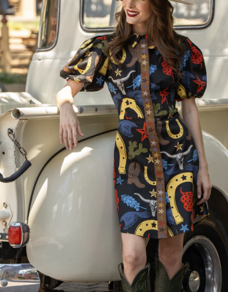 J.HOFFMAN'S Britt Dress- Lone Star