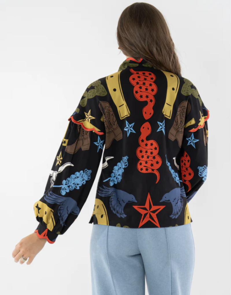 J.HOFFMAN'S Orchid Top- Lone Star