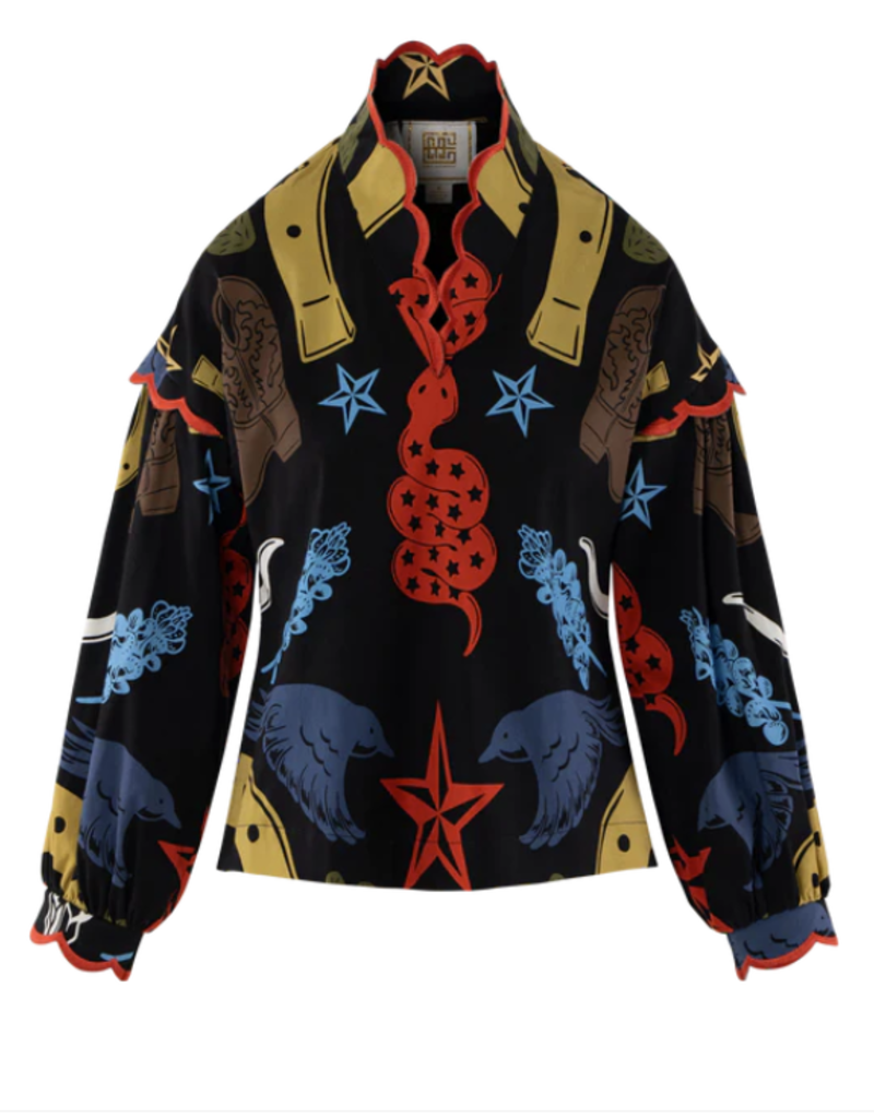 J.HOFFMAN'S Orchid Top- Lone Star