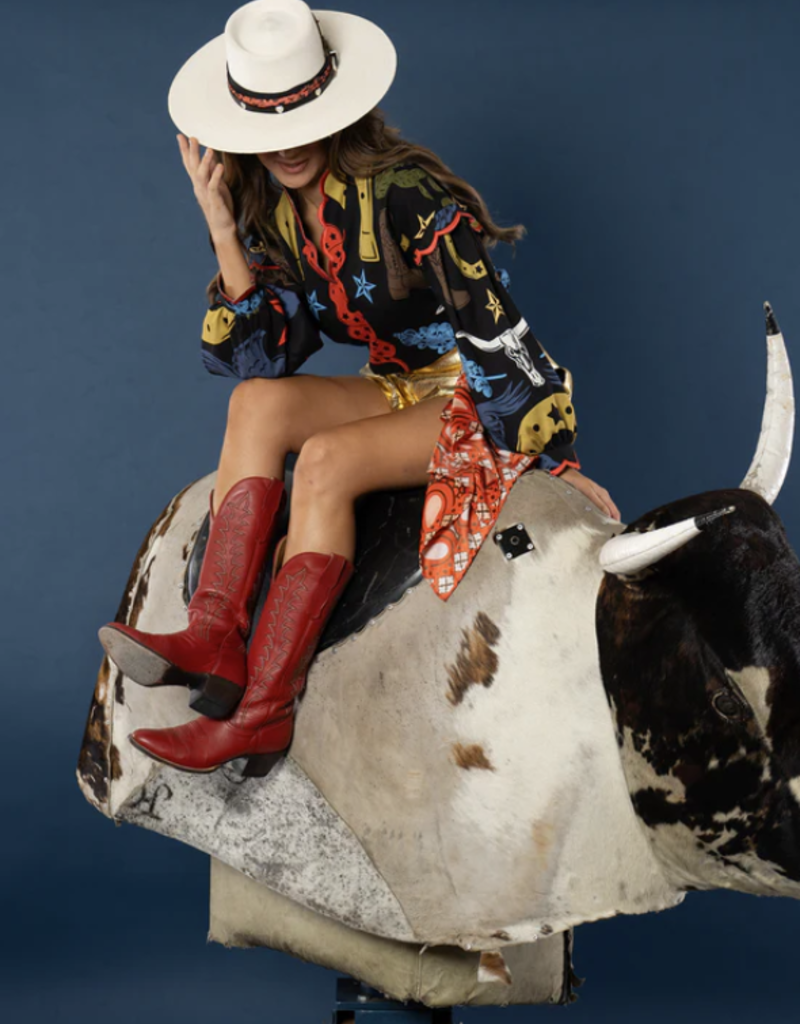 J.HOFFMAN'S Orchid Top- Lone Star