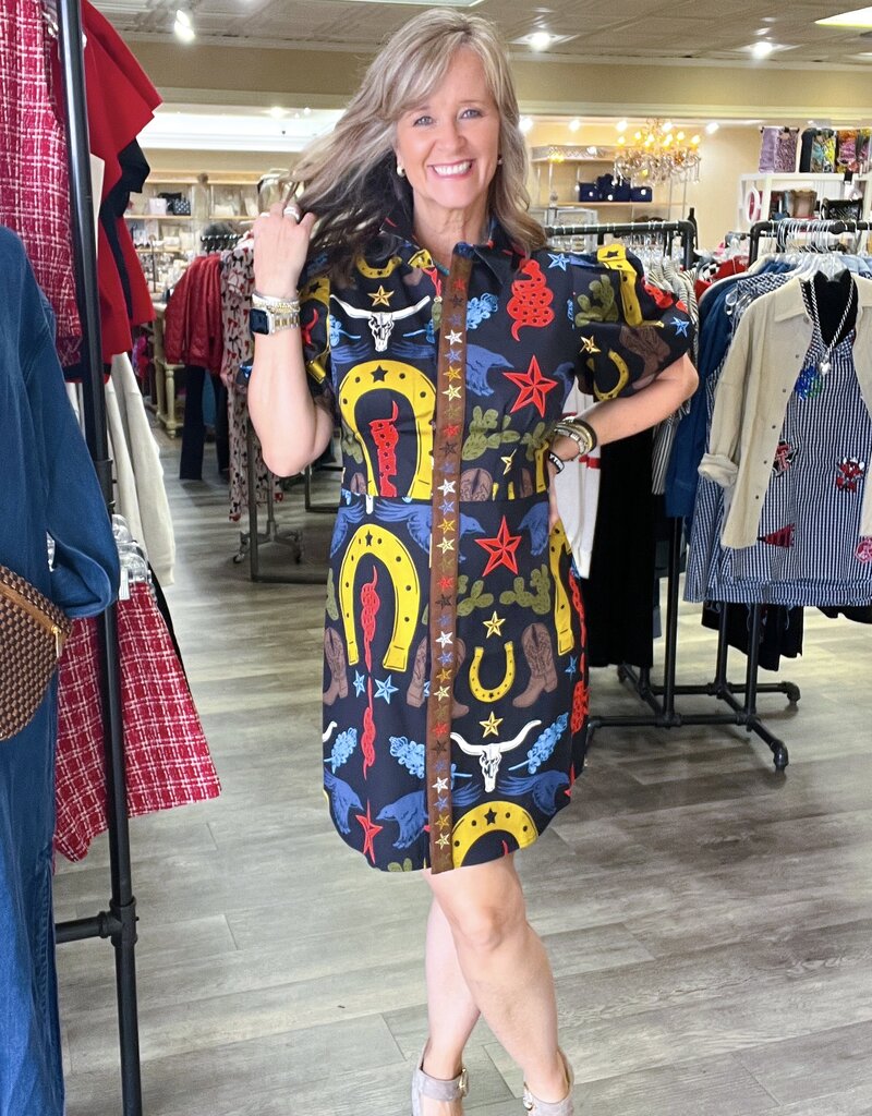 J.HOFFMAN'S Britt Dress- Lone Star