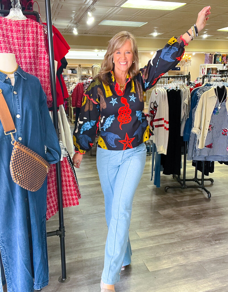 J.HOFFMAN'S Orchid Top- Lone Star