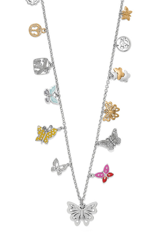 Forever Butterfly Charm Necklace