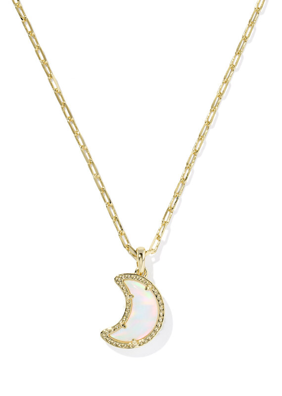 KENDRA SCOTT Moon Short Pendant Necklace