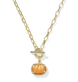 KENDRA SCOTT Pumpkin Link Chain Necklace