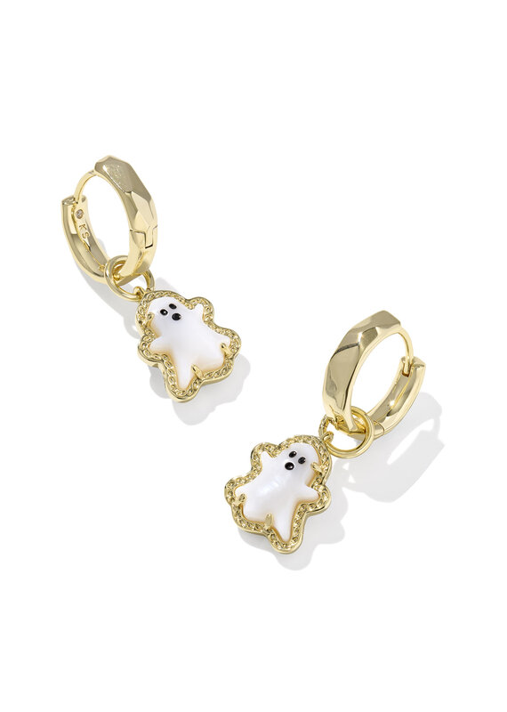 KENDRA SCOTT Ghost Huggie Earrings