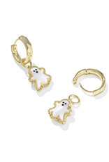 KENDRA SCOTT Ghost Huggie Earrings
